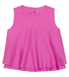 Il Gufo Double-layer Cotton Tank Top In Fucsia