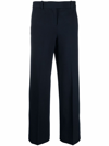 Circolo 1901 High-waist Tailored Trousers In Blue