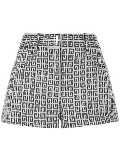 Givenchy 4g Motif Shorts In Multicolore