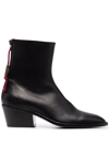 ACNE STUDIOS HEELED LEATHER BOOTS