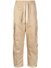 Ports V Drawstring Cargo Trousers In Brown