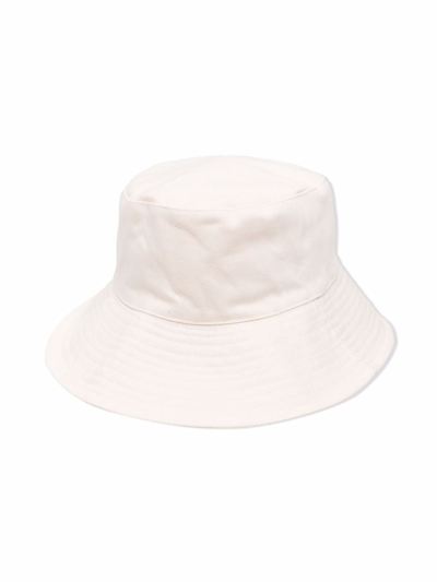 The New Society Kids' Solid-colour Bucket Hat In Neutrals