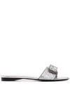 Ferragamo Vara-bow Sandals In Silver
