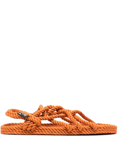 Nomadic State Of Mind Woven Open-toe Sandals In Yellow