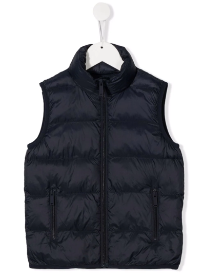 Dsquared2 Kids' Rear Logo-print Gilet In Blue