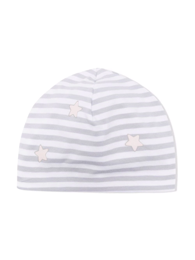 La Stupenderia Babies' Stripe-print Beanie In White