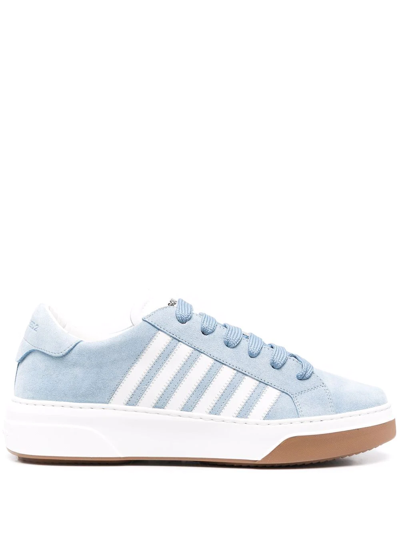 Dsquared2 Legend Low-top Suede Sneakers In Blue