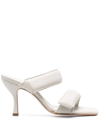 Gia Borghini Off-white Pernille Teisbaek Edition Perni 03 Heeled Sandals In White