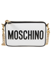 MOSCHINO MOSCHINO LOGO PRINTED CHAIN SHOULDER BAG