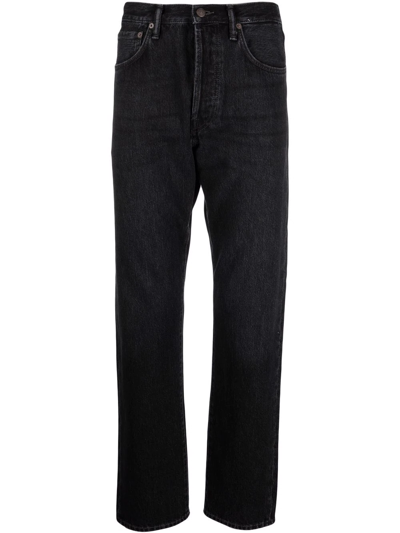 Acne Studios Slim Tapered Jeans In Black