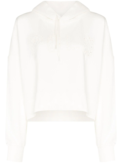 Polo Ralph Lauren Polo Pony Embroidered Hoodie In White