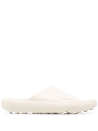 Ambush Slip-on Slides In White