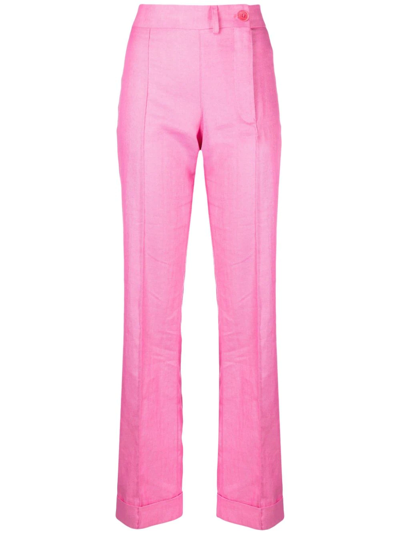 Jacquemus Le Pantalon Fresa Tailored Trousers In Pink
