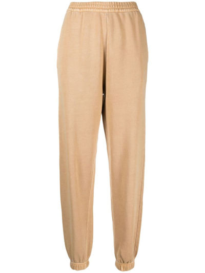 Carhartt Nelson Logo-patch Track Pants In Brown