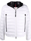 Moncler White Down Galion Puffer Jacket In White