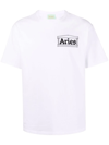 Aries Art Trip Reverse Ss T-shirt In White