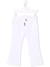 Dsquared2 Teen Slim-cut Denim Jeans In White