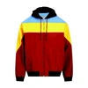 Marni Hooded Colour-block Lightweight Jacket In Clay