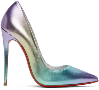 Christian Louboutin So Kate 120 Iridescent Leather Pumps In Multicolore