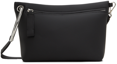 Dries Van Noten Black Faux-leather Messenger Bag