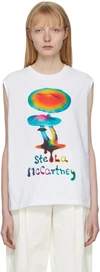 Stella Mccartney Abstract Mushroom-print T-shirt In White