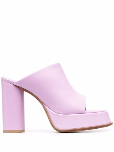 AMBUSH OPEN-TOE PLATFORM SANDALS