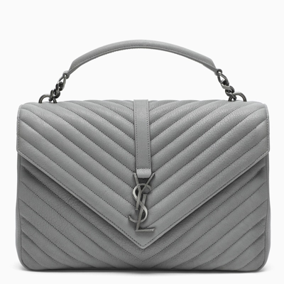 Saint Laurent Grey Large College Bag