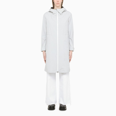 Herno White Long Rain Jacket