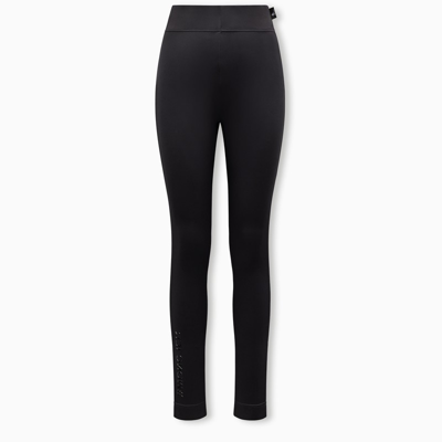 Moncler Black Branded Leggings