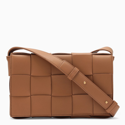 Bottega Veneta Caramel Cassette Bag In Beige