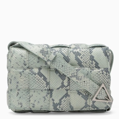 Bottega Veneta Python-printed Padded Cassette Bag