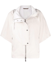 MOORER LIGHTWEIGHT SHORT-SLEEVED HOODED JACKET