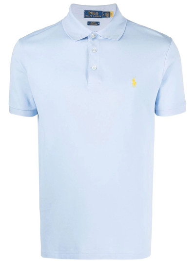 Polo Ralph Lauren Polo Pony Cotton Polo Shirt In Light Blue