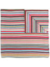 PS BY PAUL SMITH BLISS STRIPED KNIT SCARF