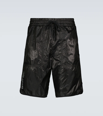 Moncler Men's Grenoble Day-namic Nylon Shorts In Black