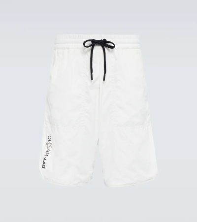 Moncler Day-namic Nylon Shorts In Beige