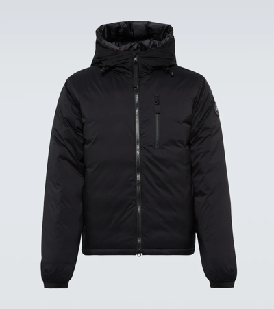 Canada Goose Lodge Padded Long-sleeved Jacket In Black