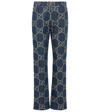 GUCCI JUMBO GG HIGH-RISE STRAIGHT JEANS