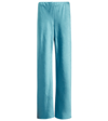 Vince Satin High-rise Wide-leg Bias Pants In Deep Lagoon