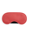 Royce New York Luxe Leather Sleep Mask In Red