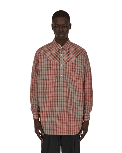 Undercoverism Check Longsleeve Shirt In Red