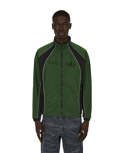 Nike Off-white Track Jacket Green In Multicolor