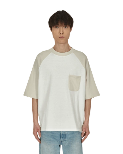Levi's Made And Crafted Raglan T-shirt In Beige