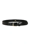 Totême Slim Trouser Leather Belt In Black