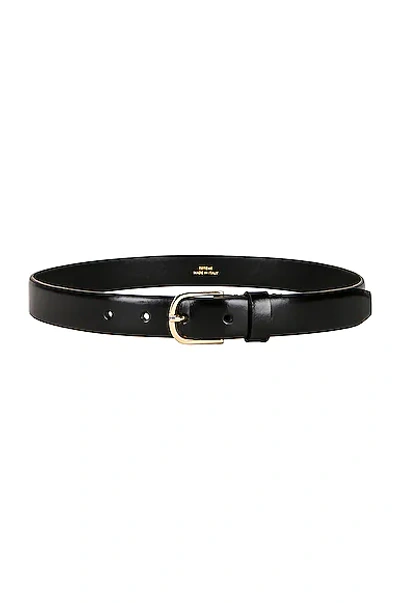 Totême Slim Trouser Leather Belt In Black