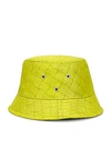 BOTTEGA VENETA INTRECCIO JACQUARD NYLON BUCKET HAT