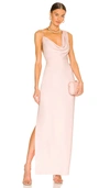 Amanda Uprichard X Revolve Arial Gown In Blush