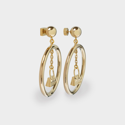 Jacquemus L'anneau Chiquito Hoop Earrings In Gold