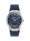 Ferragamo Men's 41mm Sapphire Stainless Steel & Rubber Strap Watch