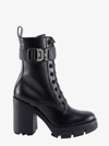 Givenchy Terra Lace-up Heeled Leather Boots In Black